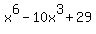 x%5E6+-10x%5E3+%2B+29