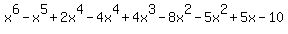 x%5E6-x%5E5%2B2x%5E4-4x%5E4%2B4x%5E3-8x%5E2-5x%5E2%2B5x-10