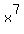 x%5E7