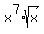 x%5E7%2Asqrt%28x%29