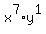 x%5E7+%2A+y%5E1