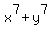 x%5E7+%2B+y%5E7
