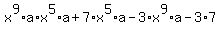 x%5E9%2Aa%2Ax%5E5%2Aa%2B7%2Ax%5E5%2Aa-3%2Ax%5E9%2Aa-3%2A7