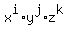 x%5Ei%2Ay%5Ej%2Az%5Ek