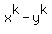 x%5Ek+-+y%5Ek