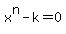 x%5En-k=0+