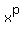 x%5Ep