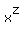 x%5Ez