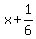 x+%2B+1%2F6