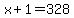 x+%2B+1=328