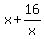 x+%2B+16%2Fx