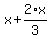 x+%2B+2%2Ax%2F3