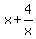 x+%2B+4%2Fx