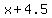 x+%2B+4.5