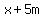 x+%2B+5m