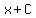 x+%2B+C