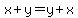 x+%2B+y=+y+%2B+x