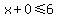x+%2B0%3C=+6