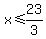 x+%3C=23%2F3