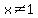 x+%3C%3E+1