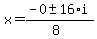 x+=+%28-0+%2B-+16%2Ai%29%2F%288%29