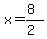 x+=+%288%29%2F%282%29