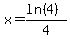 x+=+%28ln%284%29%29%2F4