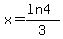 x+=+%28ln+4%29%2F3