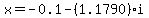 x+=+-0.1-%281.1790%29i