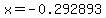 x+=+-0.292893