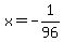 x+=+-1%2F96
