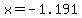 x+=+-1.191