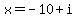 x+=+-10%2Bi