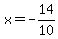 x+=+-14%2F10