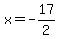 x+=+-17%2F2