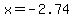 x+=+-2.74