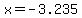 x+=+-3.235+