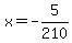 x+=+-5%2F210