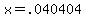 x+=+.040404