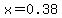 x+=+0.38+