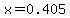 x+=+0.405