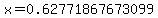 x+=+0.62771867673099