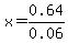 x+=+0.64%2F0.06