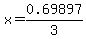 x+=+0.69897%2F3