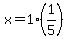x+=+1%281%2F5%29
