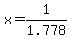 x+=+1%2F1.778