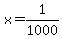 x+=+1%2F1000