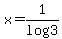 x+=+1%2Flog3