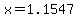 x+=+1.1547