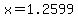 x+=+1.2599